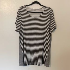 green envelope ✉️ striped tee